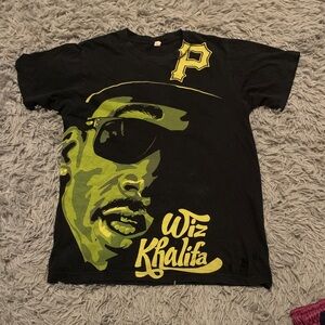 Black Wiz Khalifa Graphic T-Shirt